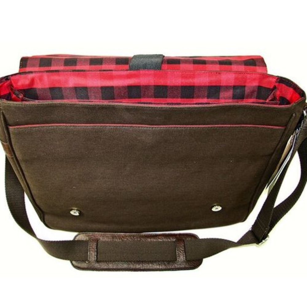 Men's Ossington Buffalo Leather satchel Bag 16 Inc